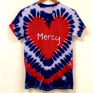 “Mercy” tie dye t-shirt